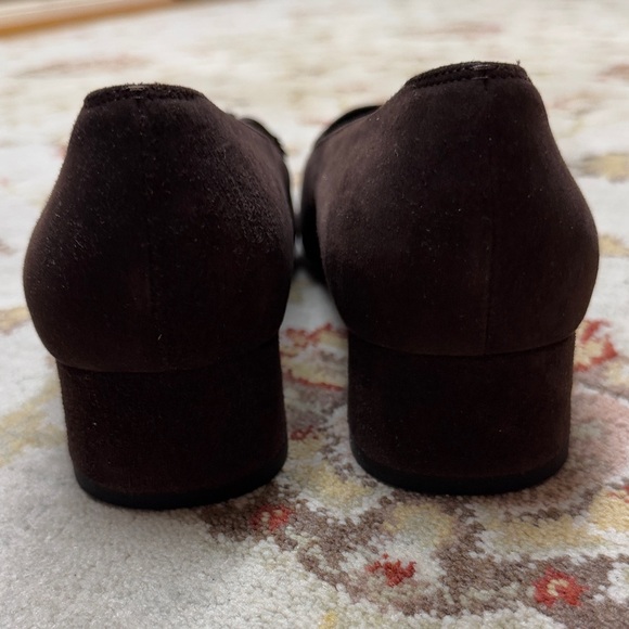 Salvatore Ferragamo Brown Tassel Loafers - Picture 4 of 7